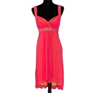 Y2K City Triangles Womens Babydoll Dress Medium Prom Fairy Romantic colorful